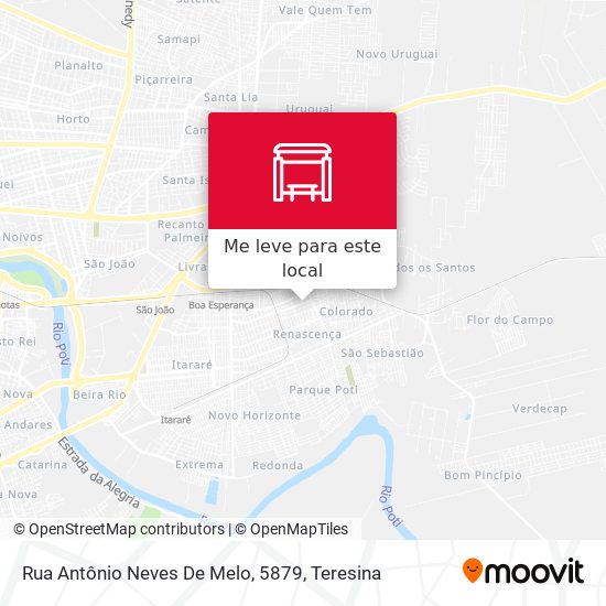 Rua Antônio Neves De Melo, 5879 mapa