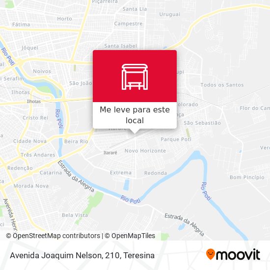 Avenida Joaquim Nelson, 210 mapa