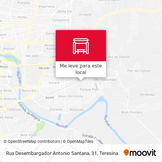 Rua Desembargador Antonio Santana, 31 mapa