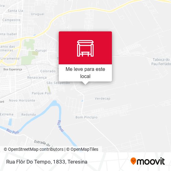 Rua Flôr Do Tempo, 1833 mapa