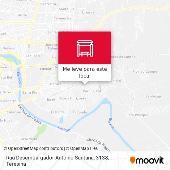 Rua Desembargador Antonio Santana, 3138 mapa