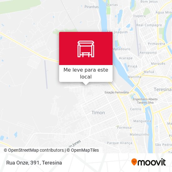 Rua Onze, 391 mapa