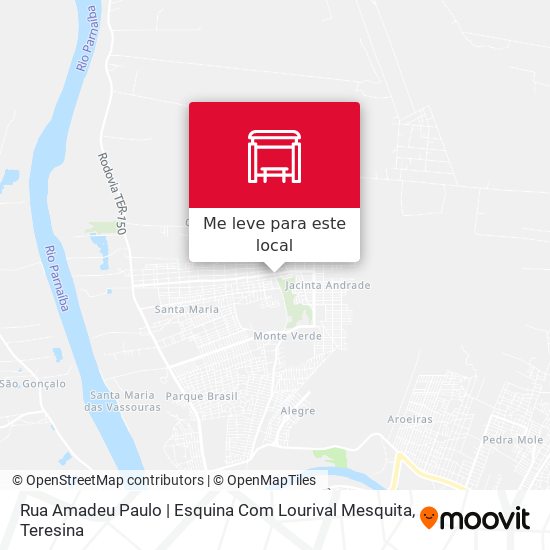 Rua Amadeu Paulo | Esquina Com Lourival Mesquita mapa