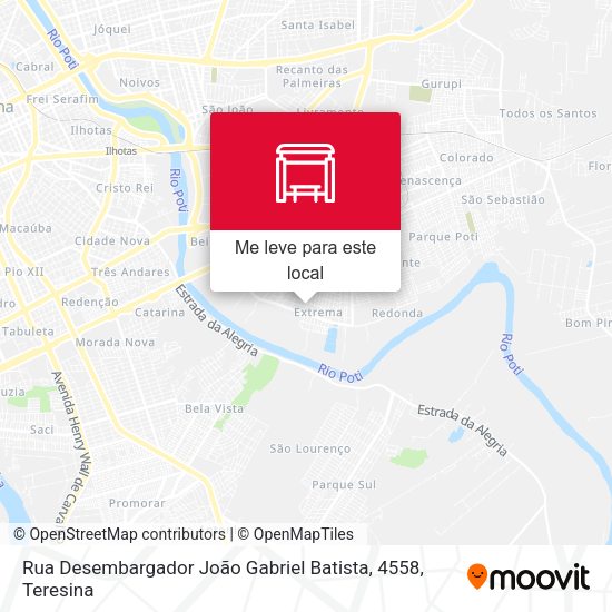 Rua Desembargador João Gabriel Batista, 4558 mapa
