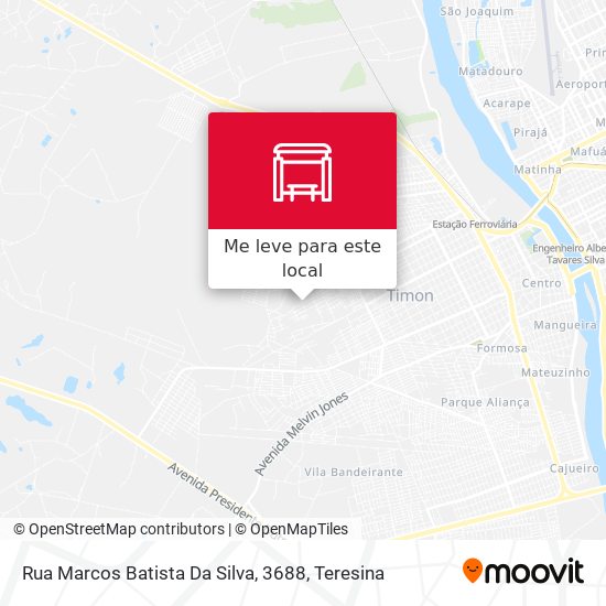 Rua Marcos Batista Da Silva, 3688 mapa