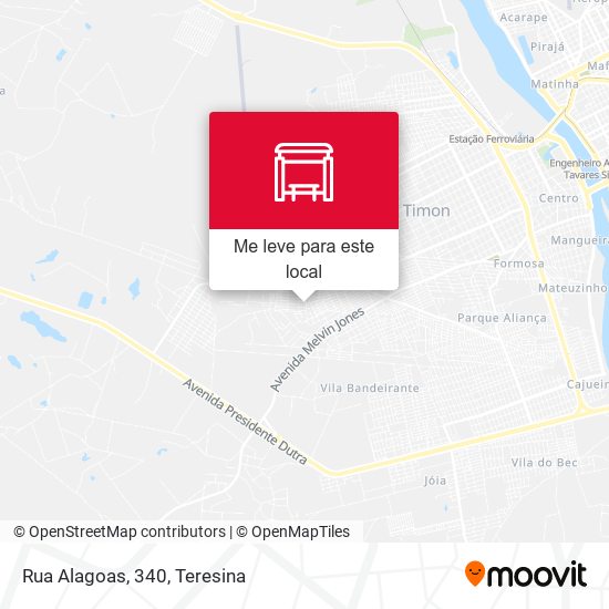 Rua Alagoas, 340 mapa