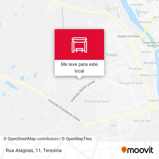 Rua Alagoas, 11 mapa