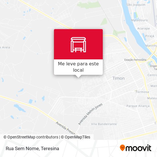 Rua Sem Nome mapa