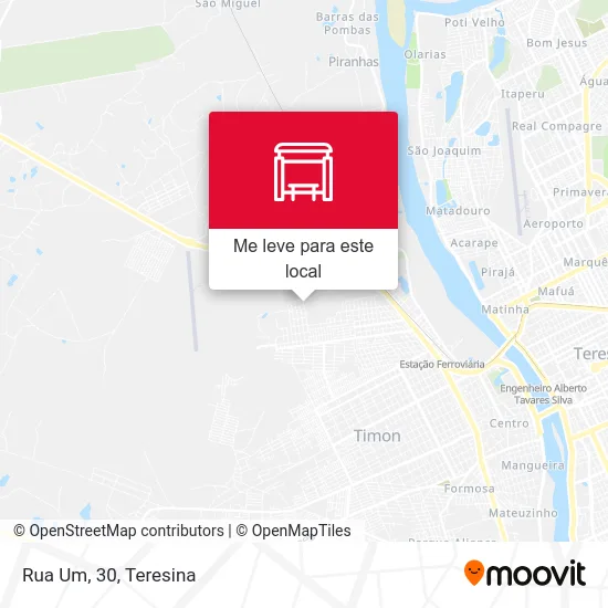 Rua Um, 30 mapa