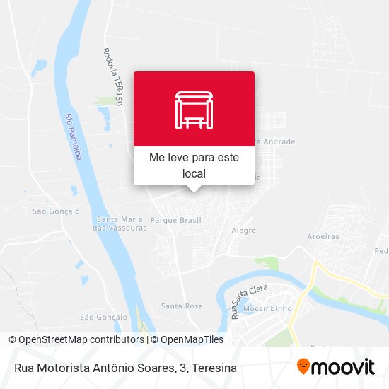 Rua Motorista Antônio Soares, 3 mapa