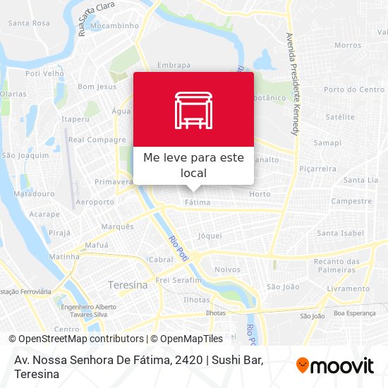 Av. Nossa Senhora De Fátima, 2420 | Sushi Bar mapa
