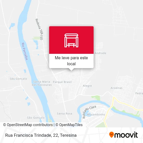 Rua Francisca Trindade, 22 mapa