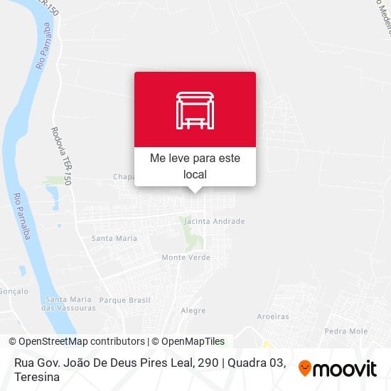 Rua Gov. João De Deus Pires Leal, 290 | Quadra 03 mapa