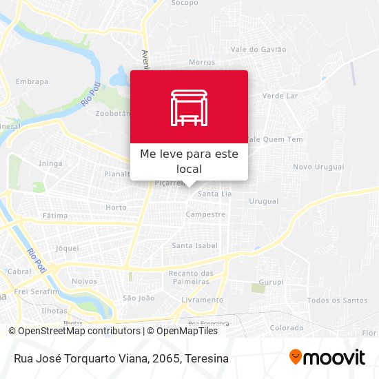 Rua José Torquarto Viana, 2065 mapa