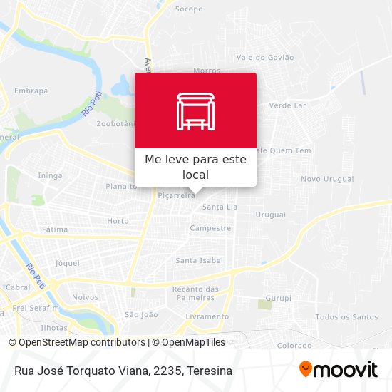 Rua José Torquato Viana, 2235 mapa