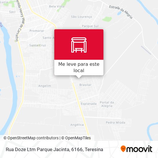 Rua Doze Ltm Parque Jacinta, 6166 mapa