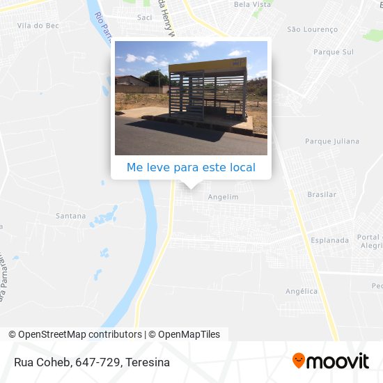 Rua Coheb, 647-729 mapa