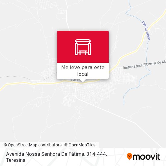 Avenida Nossa Senhora De Fátima, 314-444 mapa
