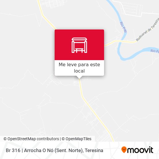 Br 316 | Arrocha O Nó  (Sent. Norte) mapa