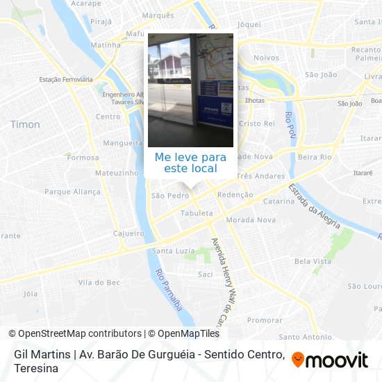 Gil Martins | Av. Barão De Gurguéia - Sentido Centro mapa
