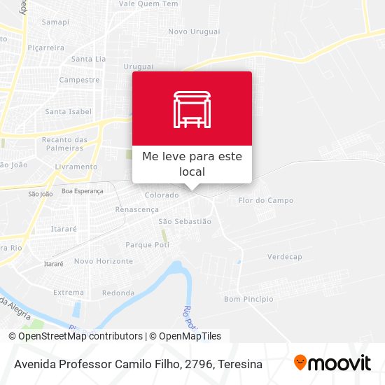 Avenida Professor Camilo Filho, 2796 mapa