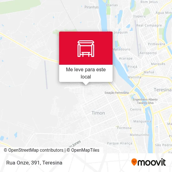 Rua Onze, 391 mapa