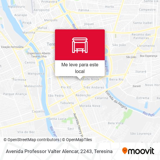 Avenida Professor Valter Alencar, 2243 mapa