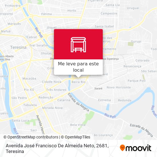 Avenida José Francisco De Almeida Neto, 2681 mapa