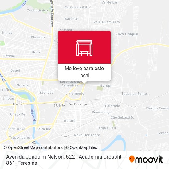 Avenida Joaquim Nelson, 622 | Academia Crossfit 861 mapa