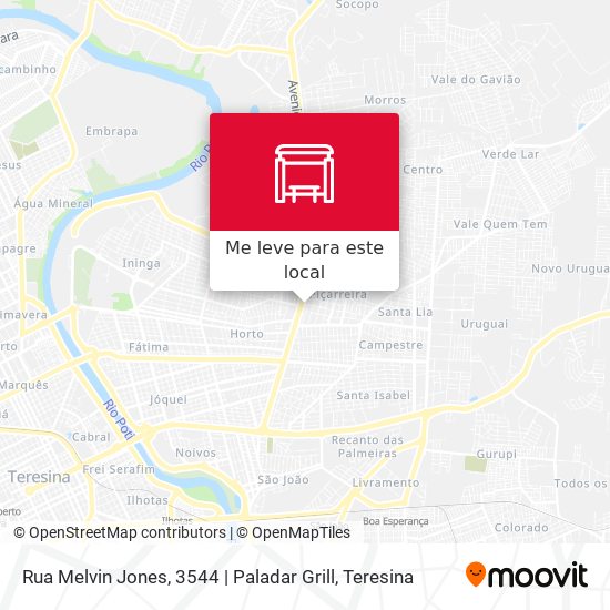 Rua Melvin Jones, 3544 | Paladar Grill mapa