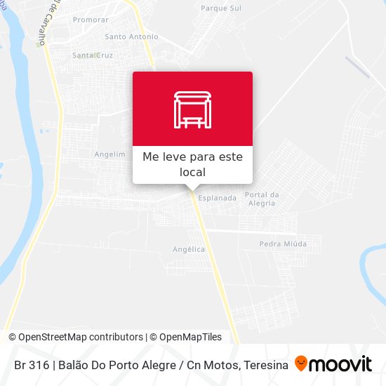 Br 316 | Balão Do Porto Alegre / Cn Motos mapa