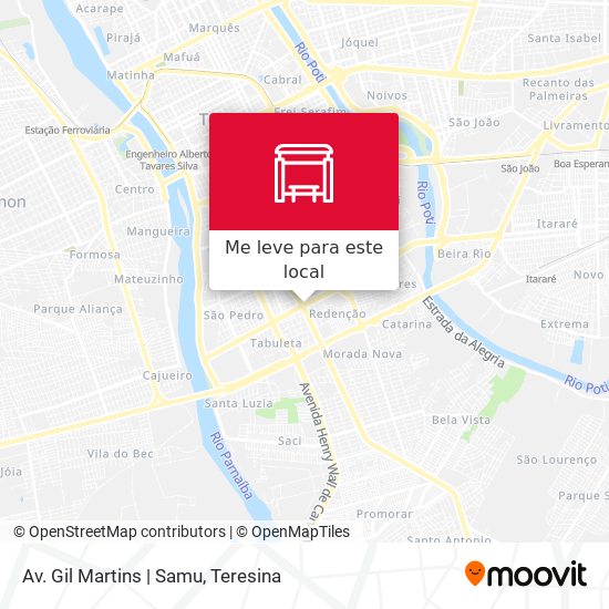 Av. Gil Martins | Samu mapa