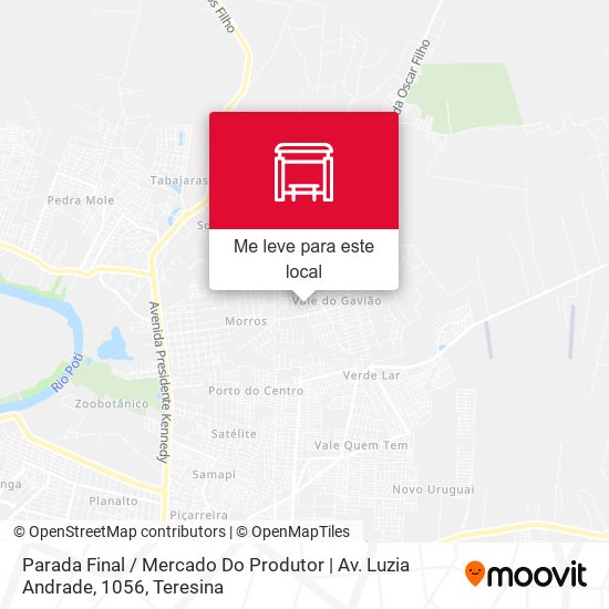 Parada Final / Mercado Do Produtor | Av. Luzia Andrade, 1056 mapa