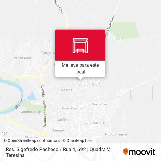 Res. Sigefredo Pacheco / Rua 4, 692 | Quadra V mapa