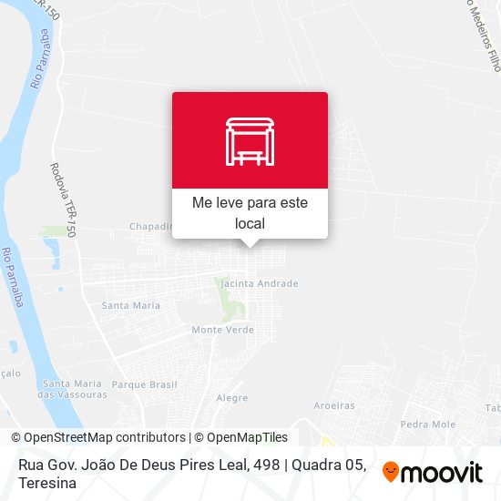 Rua Gov. João De Deus Pires Leal, 498 | Quadra 05 mapa