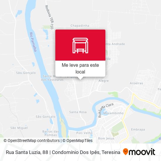 Rua Santa Luzia, 88 | Condomínio Dos Ipês mapa