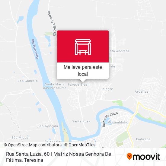 Rua Santa Luzia, 60 | Matriz Nossa Senhora De Fátima mapa