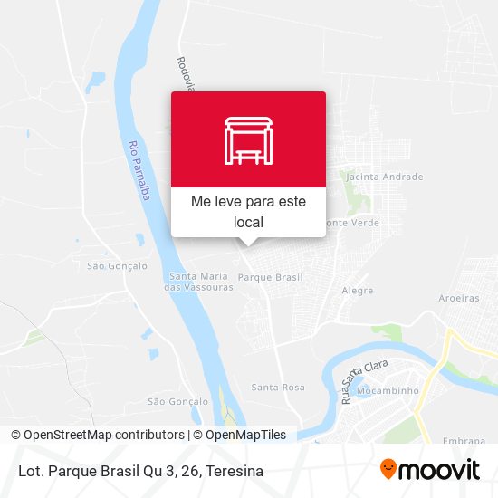 Lot. Parque Brasil Qu 3, 26 mapa