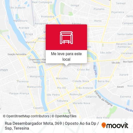 Rua Desembargador Mota, 369 | Oposto Ao 6a Dp / Ssp mapa