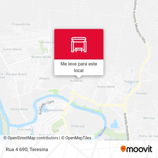 Rua 4 690 mapa
