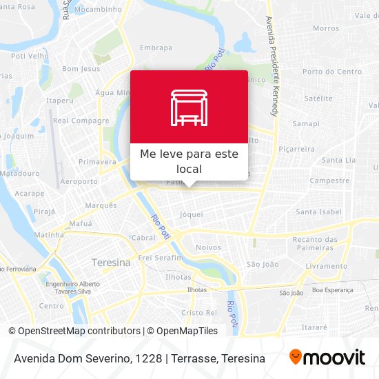 Avenida Dom Severino, 1228 | Terrasse mapa