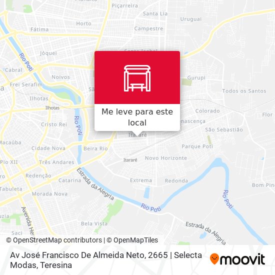 Av José Francisco De Almeida Neto, 2665 | Selecta Modas mapa