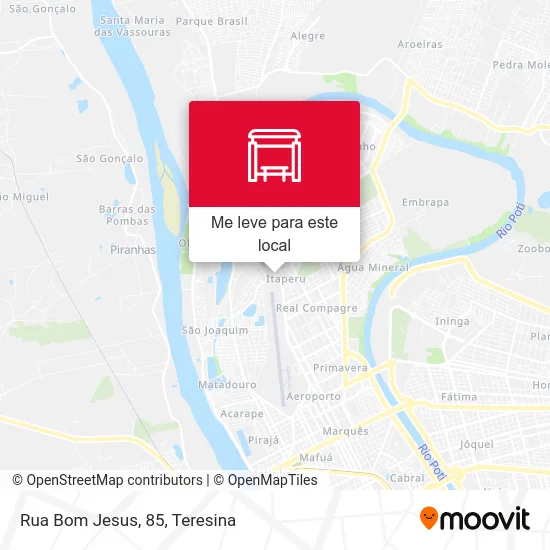 Rua Bom Jesus, 85 mapa