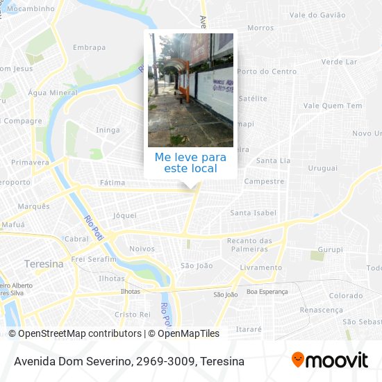 Avenida Dom Severino, 2969-3009 mapa