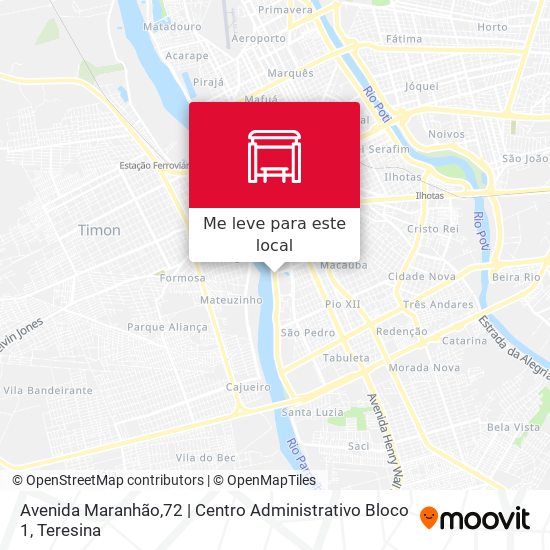 Avenida Maranhão,72 | Centro Administrativo Bloco 1 mapa