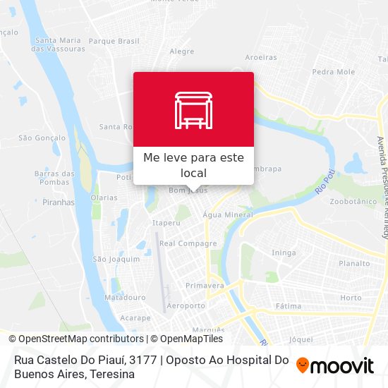 Rua Castelo Do Piauí, 3177 | Oposto Ao Hospital Do Buenos Aires mapa