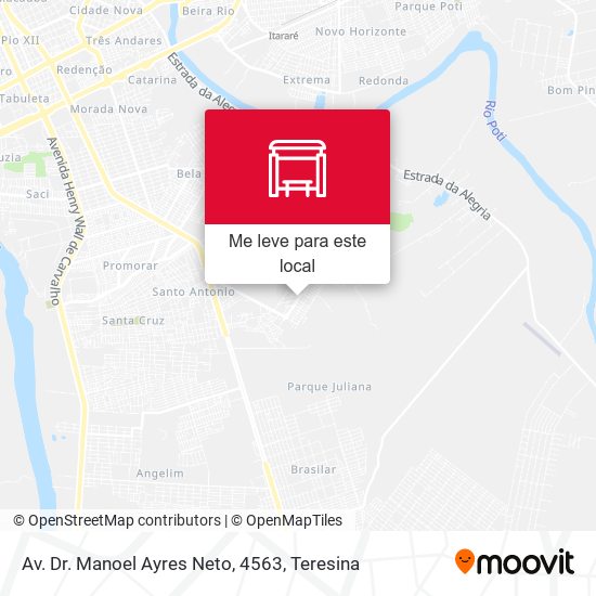 Av. Dr. Manoel Ayres Neto, 4563 mapa