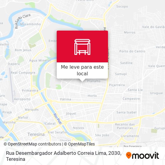 Rua Desembargador Adalberto Correia Lima, 2030 mapa