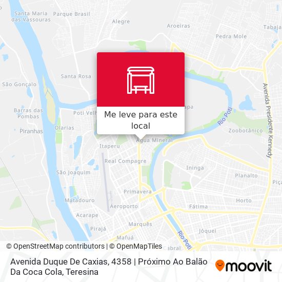 Avenida Duque De Caxias, 4358 | Próximo Ao Balão Da Coca Cola mapa
