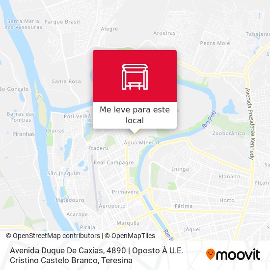 Avenida Duque De Caxias, 4890 | Oposto À U.E. Cristino Castelo Branco mapa
